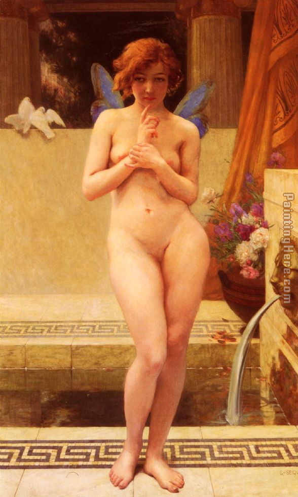 Nymphe A La Piece D'Eau